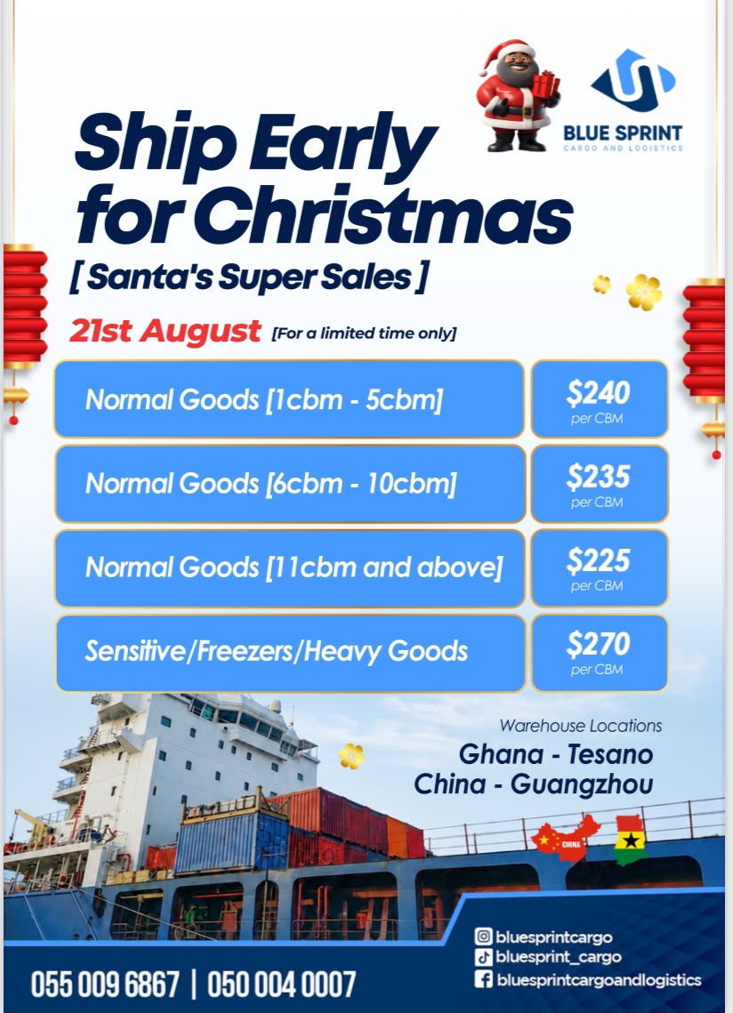 Blue Sprint Santa Super Sales Promo